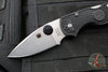 Spyderco Native 5 Lockback Knife- Black Handle- Satin Flat Ground Blade C41PBK5