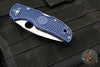 Spyderco Native 5 Blue Handle Satin SPY27 Flat Ground Lockback Knife C41PCBL5