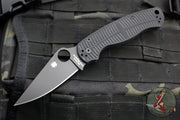 Spyderco Paramilitary 2 Folder-Salt- Black G-10 Handle- Black Magnacut Steel Blade C81GMCBKP2
