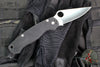 Spyderco Paramilitary 2 Left Hand Black with Satin CPM S30V Steel Folder C81GPLE2