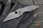 Spyderco Yojimbo Black Folder with Black Wharncliffe Blade C85GPBBK2