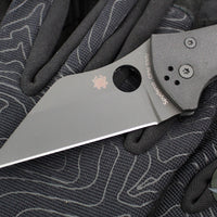Spyderco Yojimbo Black Folder with Black Wharncliffe Blade C85GPBBK2