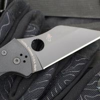 Spyderco Yojimbo Black Folder with Black Wharncliffe Blade C85GPBBK2
