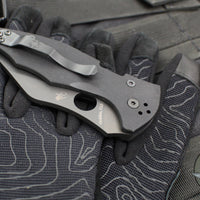 Spyderco Yojimbo Black Folder with Black Wharncliffe Blade C85GPBBK2