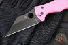Spyderco Yojimbo- Wharncliffe- Pink G-10 Handle- Black S30V Steel Blade SPRINT RUN C85GPNBKP2