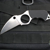Spyderco Swick 5 Fixed Blade Knife-Black G-10 Handle with Satin Blade FB14P5