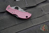 Spyderco Manbug- Burgundy FRN Handle- Black Blade MBBGKP