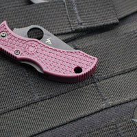 Spyderco Manbug- Burgundy FRN Handle- Black Blade MBBGKP