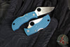 Spyderco Manbug- Blue FRN Handle- Satin K390 Steel Blade MFPK390