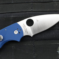 Spyderco Native 5 Lockback Folder- Cobalt Blue G-10 Handle- Satin SPY27 Steel Blade C41GPCBL5
