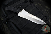 Strider Knives Ajax- Stonewash Finished With Black G-10 Handle Scales