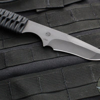 Strider Knives WP Recurve Style Fixed Blade with Black Cord Handle