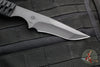 Strider Knives WP Recurve Style Fixed Blade with Black Cord Handle