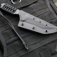 Strider Knives WP Recurve Style Fixed Blade with Black Cord Handle