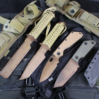 Strider Knives SUPER RARE EOD CuBe Set of Four Military Copper Berrylium Knives