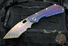 Mick Strider Custom XL Folder Tanto Nightmare Grind Strike Plate Titanium Double Gunner Grip Titanium Handle