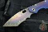 Mick Strider Custom XL Folder Tanto Nightmare Grind Strike Plate Titanium Double Gunner Grip Titanium Handle