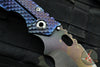 Mick Strider Custom XL Folder Tanto Nightmare Grind Strike Plate Titanium Double Gunner Grip Titanium Handle