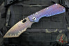 Mick Strider Custom XL Folder Tanto Nightmare Grind Strike Plate Titanium Double Gunner Grip Titanium Handle