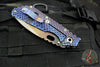 Mick Strider Custom XL Folder Tanto Nightmare Grind Strike Plate Titanium Double Gunner Grip Titanium Handle