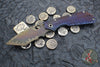 Mick Strider Custom XL Folder Tanto Nightmare Grind Strike Plate Titanium Double Gunner Grip Titanium Handle