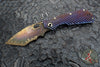 Mick Strider Custom XL Folder Tanto Nightmare Grind Strike Plate Titanium Double Gunner Grip Titanium Handle