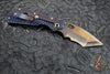 Mick Strider Custom XL Folder Tanto Nightmare Grind Strike Plate Titanium Double Gunner Grip Titanium Handle