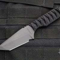 Strider Knives DB- Tanto Edge- Thin Stock- Bastenelli Black Cord Wrapped Handle