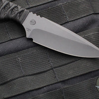 Strider Knives DB- Spearpoint- Thin Stock- Bastenelli Black Cord Wrapped Handle