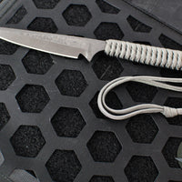 Strider Knives Fixed Blade- Small Fighter- Grey Cord SMF9