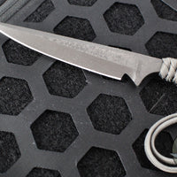 Strider Knives Fixed Blade- Small Fighter- Grey Cord SMF9