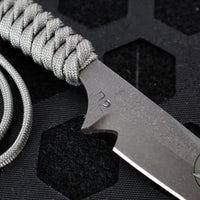 Strider Knives Fixed Blade- Small Fighter- Grey Cord SMF9