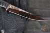 Mick Strider Custom Fixed Blade- Strider Sole Authorship Damascus- Bastinelli Wrapped