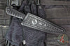 Mick Strider Custom Fixed Blade- Strider Sole Authorship Damascus- Bastinelli Wrapped