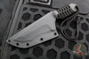 Strider Knives Fixed Blade- Black Finished Recurve- Black Cord