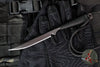 Strider Knives Fixed Blade- Slim Fighter- 3V Black Blade- Black Cord "SMF9"