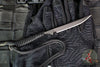 Strider Knives Fixed Blade- Slim Fighter- 3V Black Blade- Black Cord "SMF9"