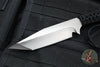 Strider Knives Fixed Blade- Tanto Edge- Black Cord- Satin Blade TE7