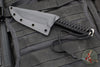 Strider Knives Fixed Blade- Tanto Edge- Black Cord- Satin Blade TE7