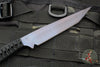 Strider Knives Fixed Blade- Titanium- Tanto Edge- Blue/Purple Ano- Black Cord TETI2