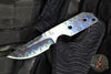 Strider Knives Fixed Blade- Flamed Titanium- Naked- No Cord Wrap