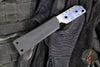 Strider Knives Fixed Blade- Flamed Titanium- Naked- No Cord Wrap
