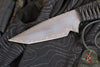 Strider Knives Fixed Blade- Titanium- Tanto Edge- Anodized And Flamed- Black Cord TETI3