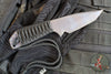 Strider Knives Fixed Blade- Titanium- Tanto Edge- Anodized And Flamed- Black Cord TETI3
