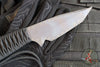 Strider Knives Fixed Blade- Titanium- Tanto Edge- Anodized And Flamed- Black Cord TETI3