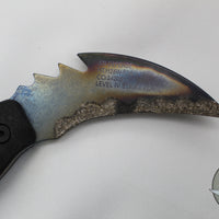 Strider Knives Karambit PS - Strike Plate Titanium Blade Carbon Fiber Scale