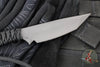 Strider Knives Fixed Blade- Tanto Edge- Black Cord- Black D2 Blade