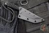Strider Knives Fixed Blade- Tanto Edge- Black Cord- Black D2 Blade