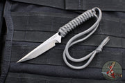 Strider Knives Mini Fighter Fixed Blade- Tanto Edge- Grey Cord "MINIF"