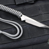 Strider Knives Mini Fighter Fixed Blade- Tanto Edge- Grey Cord "MINIF"